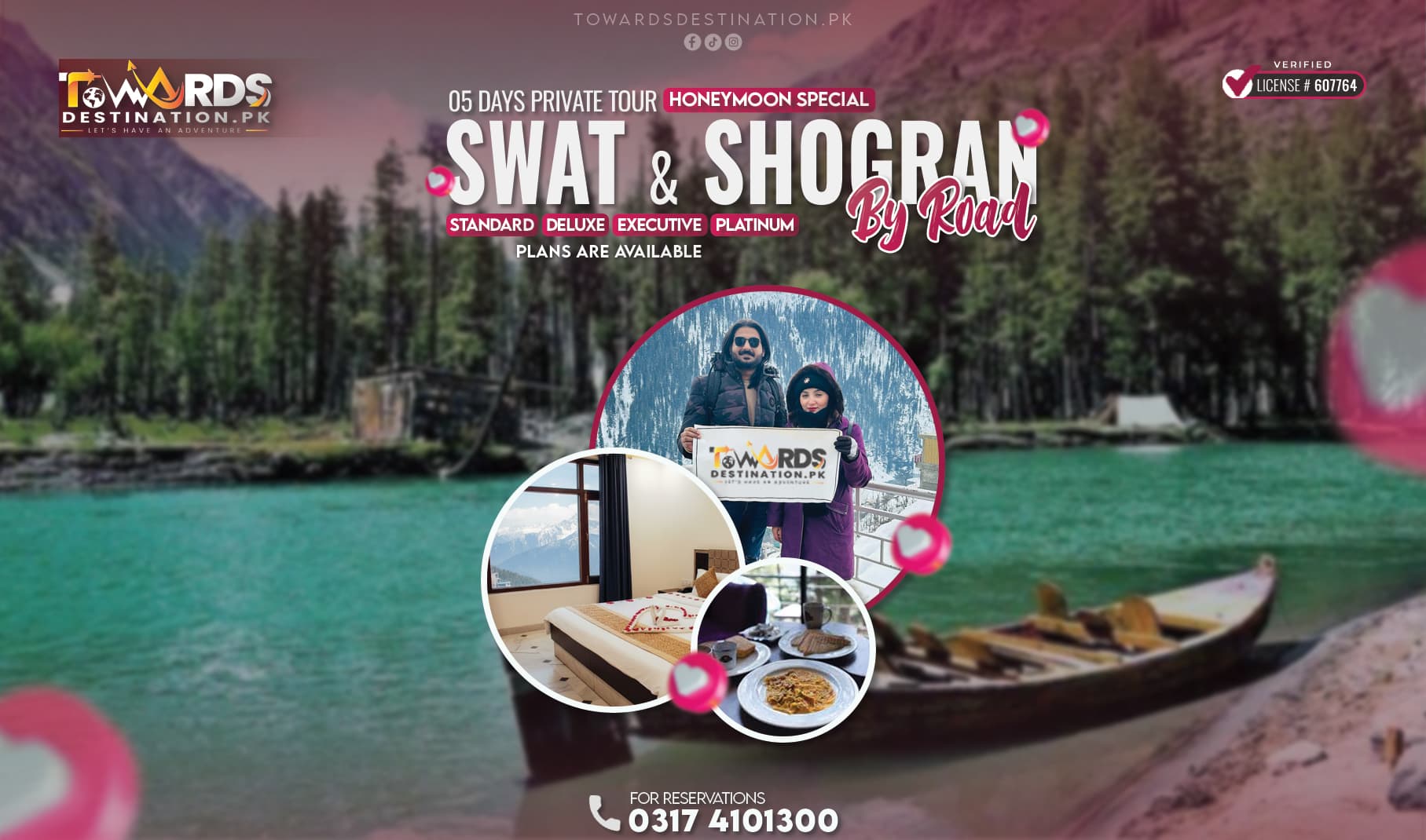 Honeymoon Package for Swat Valley & Shogran Valley (05 Days)